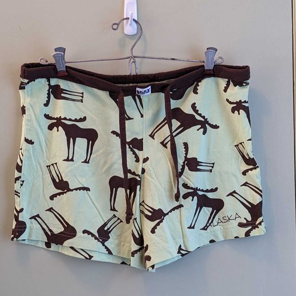XL Drawstring boxer shorts with moose motif - Picture 1 of 2